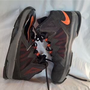 Nike Air Max Shutter Step 2 653754 003 Black & Orange Kids Size 5Y